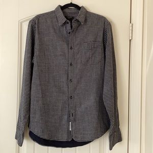 Rag & Bone Slim Fit Plaid Button Down Shirt XL